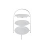 Etagere draad 3 laags chroom